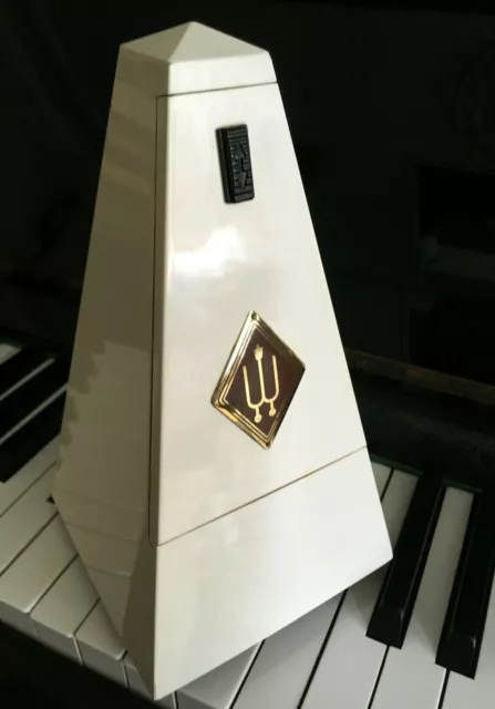 Metronome Blanc Piano Maelzel Wittner Germany Instrument De Musique Design