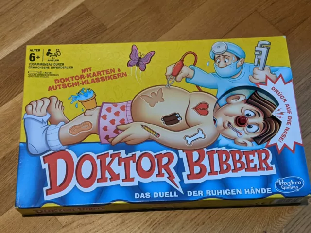 Hasbro Doktor Bibber Spiel mit Spaß Garantie +++ GUT +++ NICHT VOLLSTÄNDIG