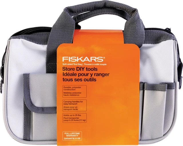 Bolsa de herramientas de lado suave Fiskars gris 27301001