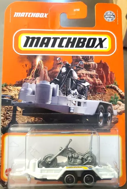 2023 Matchbox MBX Cycle Trailer Chopper Version