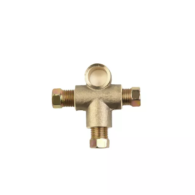 T Pièce Connecteur Frein M10 Tee 3/1610mm Avec 3 Mâle Écrous Court Union Metric