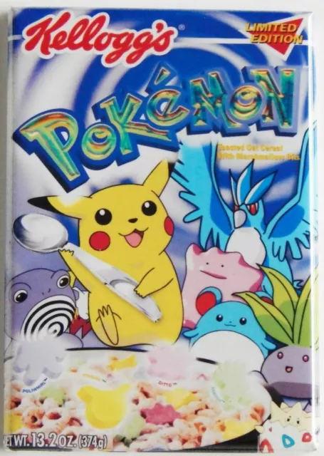 Pokemon Vintage Cereal Box MAGNET 2" x 3" Refrigerator or Locker