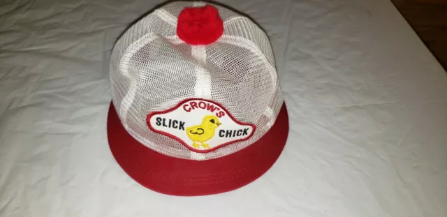 Crow’s Slick Chick Snaphback Patch Hat K Brand Vintage