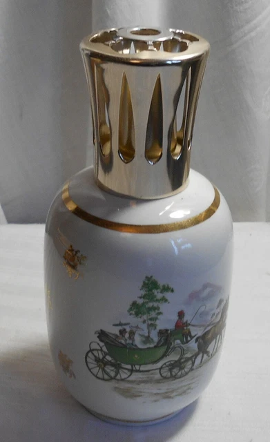 Lampe Berger Vintage Porcelaine - France - Complète - Bon état