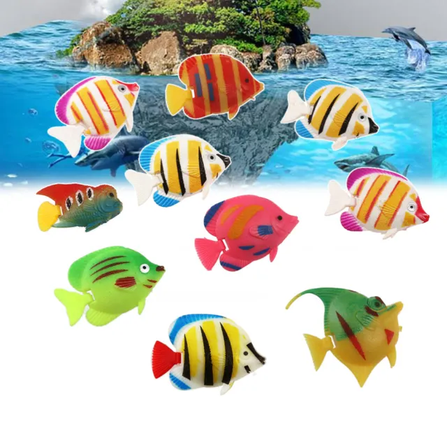 decorations Artificial Fish Pack of 20 Goldfish Toys for Tank Toy