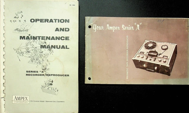 Manuals, Vintage Parts & Accessories, Vintage Sound & Vision