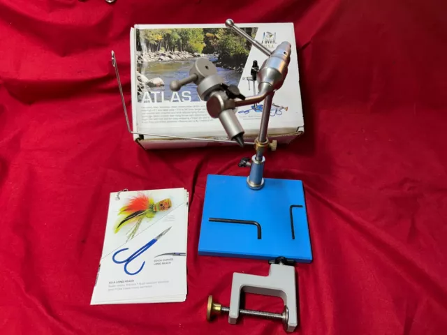 Anvil USA Atlas Fly Fishing Vice. Per strumenti di legatura premium per fare mosche