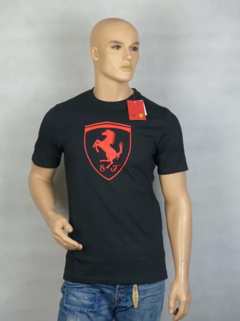 Puma Scuderia Ferrari Herren Big Logo Shield T-shirt Gr. M