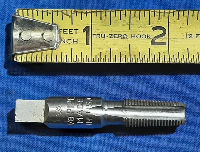 Vermont American 1/8" pipe thread tap VG Condition USA