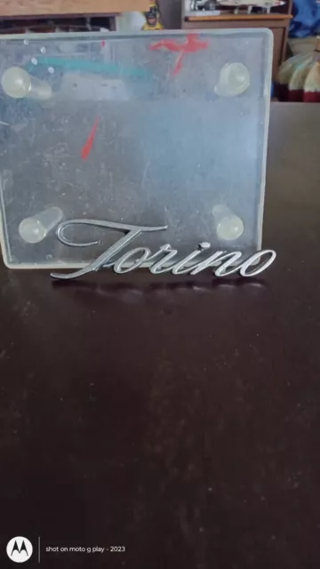 Vintage Ford Torino Car Emblem/Badge