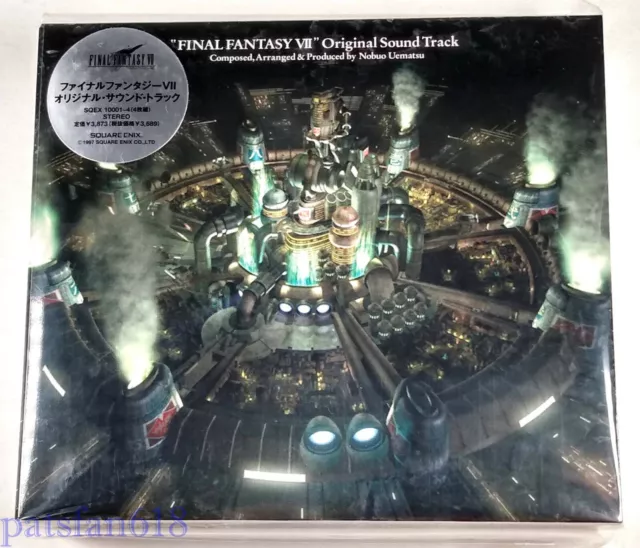 Final Fantasy VII (1997) ORIGINAL SOUNDTRACK New 4-disc CD FF7 7 Ships from USA