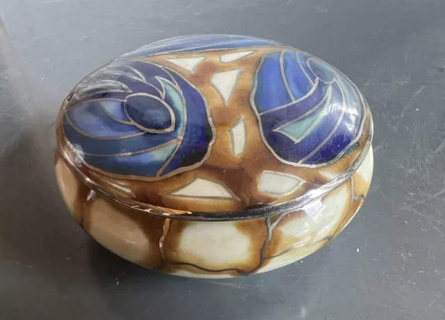 Camille Tharaud XXe Boîte en Porcelaine de Limoges Art Déco