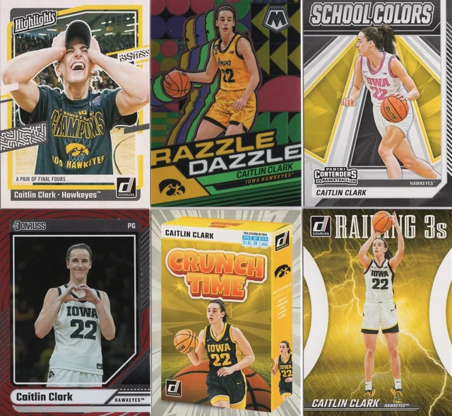 2024 PANINI CAITLIN Clark Collection DONRUSS IOWA Basketball Cards You
