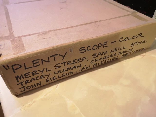 16mm Feature Film - Plenty 1985 LPP Scope