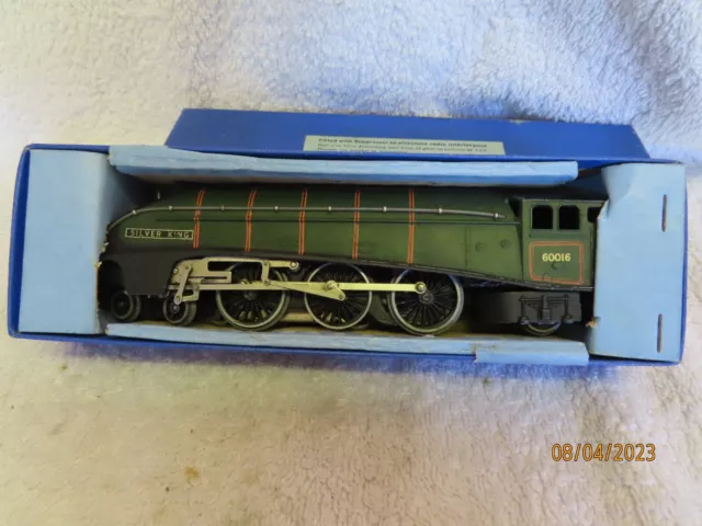 Hornby Dublo 3 Rail EDL11 BR 4-6-2 Silver King Loco Green 60016 Boxed