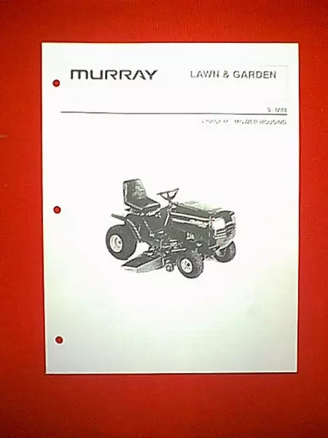 Murray Riding Mower 46 Deck Model S 1255 776008 Parts Manual 5 00