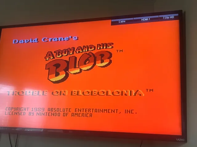 A Boy And His Blob: Trouble On Blobolonia (Nintendo Entertainment System NES)