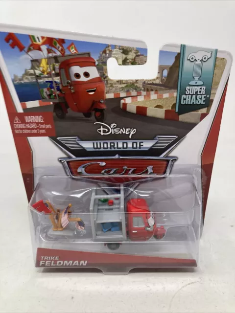 Disney Pixar Cars Trike Feldman Super Chase Mattel BDX11 2013 new sealed nib