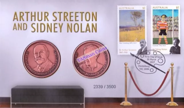 PNC Australien 2017 Arthur Streeton & Sidney Nolan Medaillon Limited...