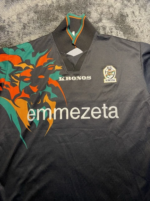 1998/99 Venezia Away サッカーユニフォーム KRONOS L 1998-99 Venezia Away Shirt - 7/10 - (XXL)