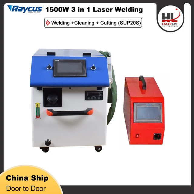 3 in 1 Raycus 1500W Fiber Laser Welding/Cleaning/Cutting/Soldering Metal Machine