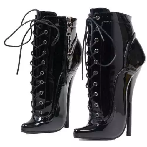 Locking high sales heel boots