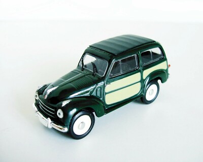Fiat 500C Belvedere Toit Fermé Vert Clair 1951 1:43 Model R029-01 Brumm 
