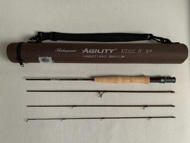 NOT USED SHAKESPEARE Odyssey Fly Fishing Rod Collection Only