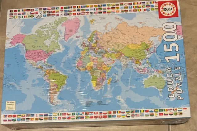 Educa World Map Jigsaw Puzzle 200pcs