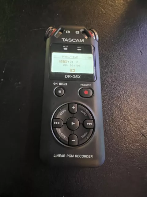 Tascam DR-05X 2-Input 2-Track Handheld Digital Audio Recorder-PLS READ