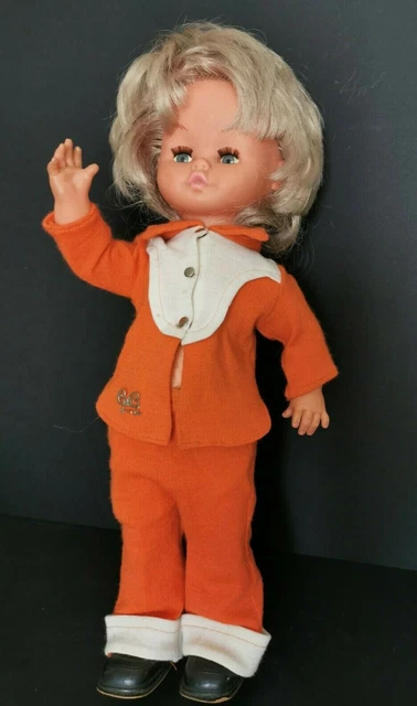 JOLIE POUPÉE MANNEQUIN ancienne Dolly Gégé avec son pull d'origine EUR 21,50 - FR