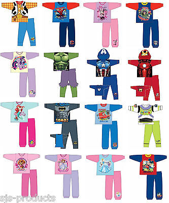 Genuine Kids Boys Girls Novelty Character Pyjamas PJs Set New Disney Childrens