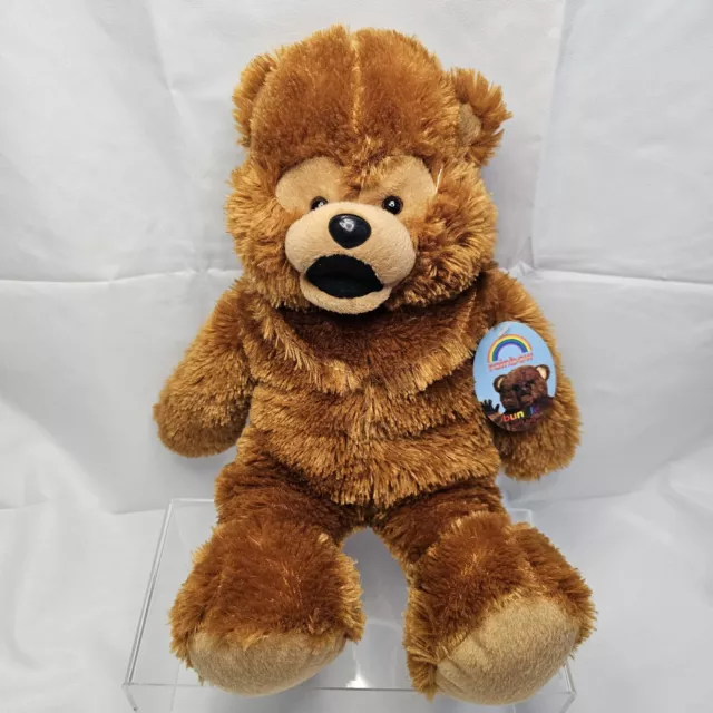 Rainbow Bungle Bear Soft Beanie Plush 12" By Whitehouse Leisure - Original Tags