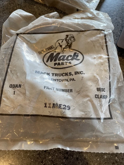 Genuine Mack 4" V-Clamp Mack 11Me29 Turbo V Clamp Oem Nos New