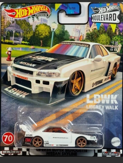 HOT WHEELS 2023 NISSAN SKYLINE Silhouette LIBERTY WALK Real Riders EUR hot-wheels-2023-nissan-skyline-silhouette-liberty-walk-real-riders-eur