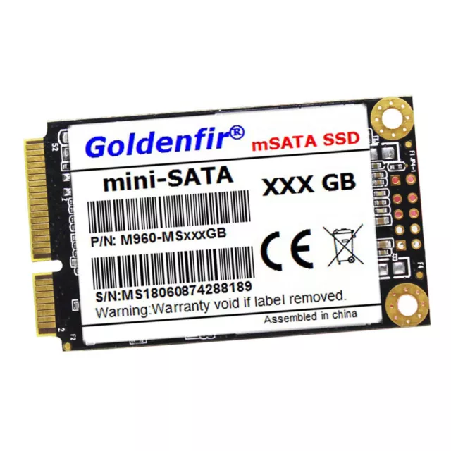 Goldenfir Msata 1.8inch SSD Internal Solid Hard Drive Disk SSD State Hard Drive