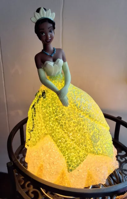 Disney Tiana Figural Nightlight Princess And The Frog Plastic Textured Dress