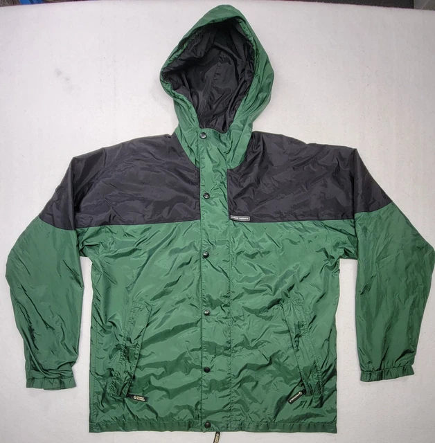 Gander Mountain Guide Series Nylon Waterproof Hooded Jacket Windbreaker Mens L