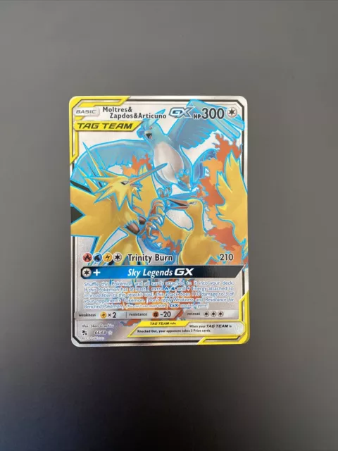 Moltres & Zapdos & Articuno Tag Team GX - 44/68 - Ultra Rare - Hidden Fates