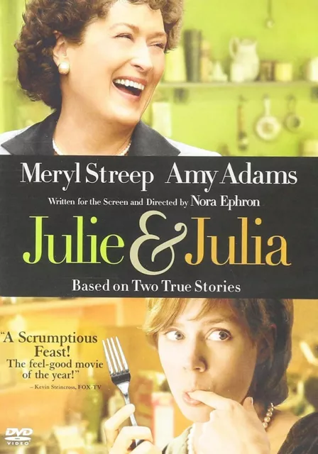 JULIE & JULIA DVD THE MOVIE TRUE STORY Meryl Streep Amy Adams and ...