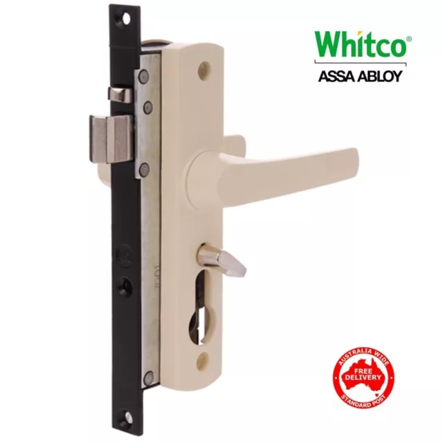 Security Door Lock-WHITCO TASMAN MK2 Screen W892119 -Primrose NO CYL-FREE POST