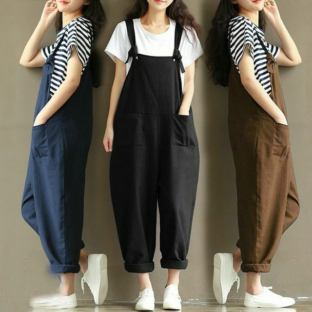 de coton Agrandir Femmes Combinaison Pantalons Salopettes Vêtements de sport