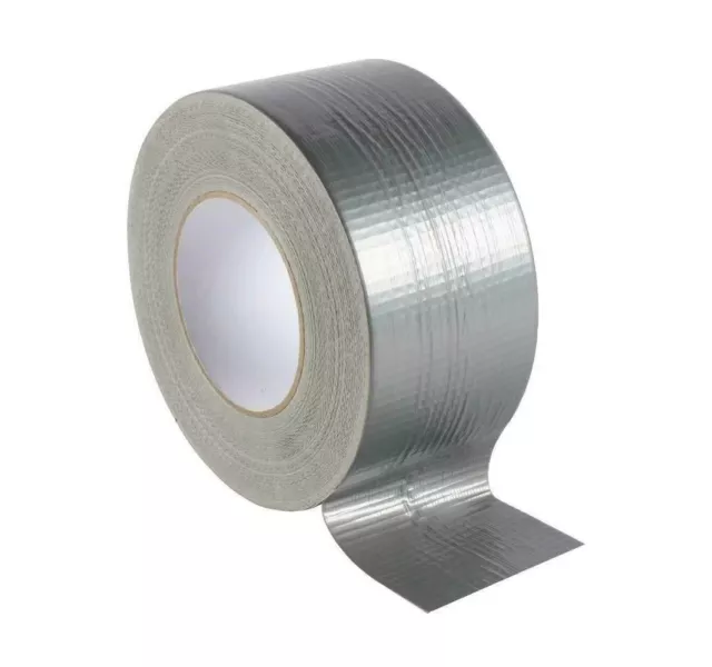 Duct Gaffer Heavy Duty Waterproof Cloth Tape 48mm x 50m Silver Black White