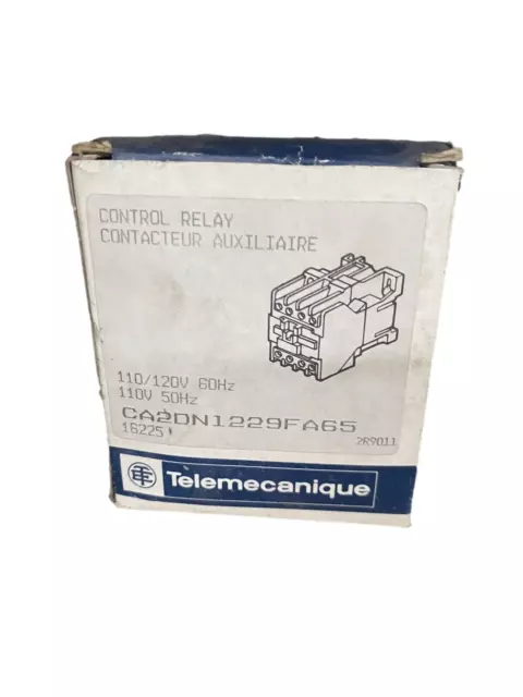 TELE CA2DN1229FA65 control relay Telemecanique  2R8909 - New in Box B32