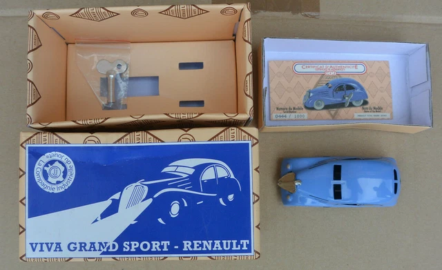 Miniature CIJ Mécanique SB 1/43 - Renault Viva Grand Sport Grise, Occasion Sans Boîte