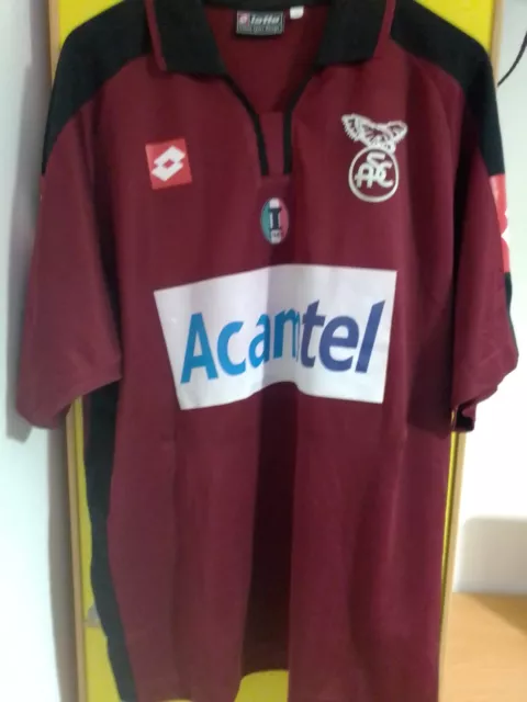 Maglia Calcio Jersey Trikot Vintage Lotto Spezia Away 2002 Acamtel Rara # 10