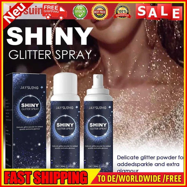 60 ml Fashion Evidenziatore Spray Polvere Spray Glitter Alta Lucentezza Polvere Spray Viso