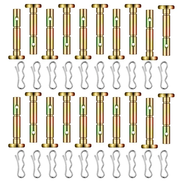 40 PIECES SHEAR Pins and Cotter Pins 738-04124 and 714-04040 ...