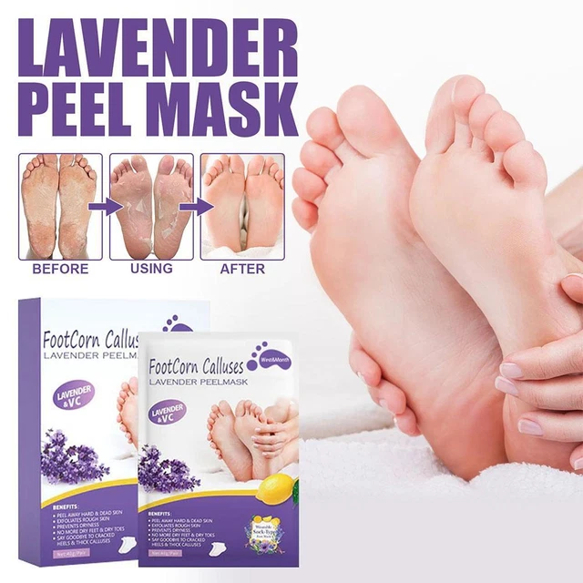 Maschera per piedi biologica alla lavanda per migliorare il sonno anti-gonfiore cerotto per piedi alla lavanda