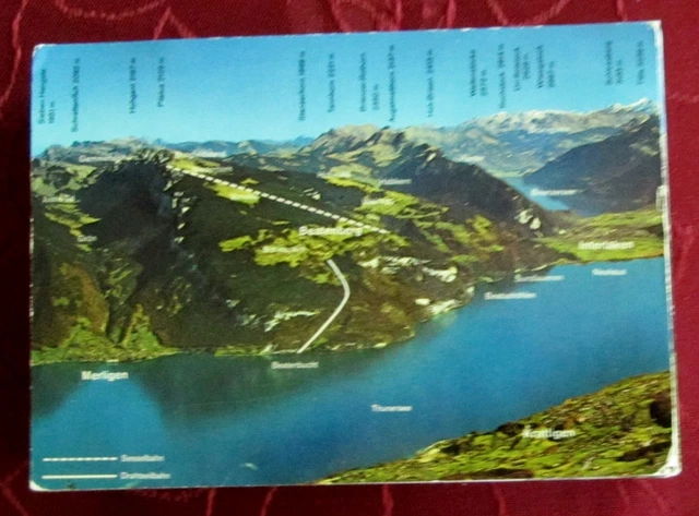 AK Ansichtskarte Ausblick vom Niesen 2362 m Schweiz kostenloser Versand